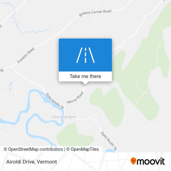 Mapa de Airoldi Drive