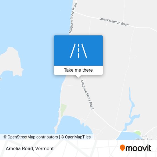 Mapa de Amelia Road