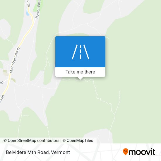 Mapa de Belvidere Mtn Road