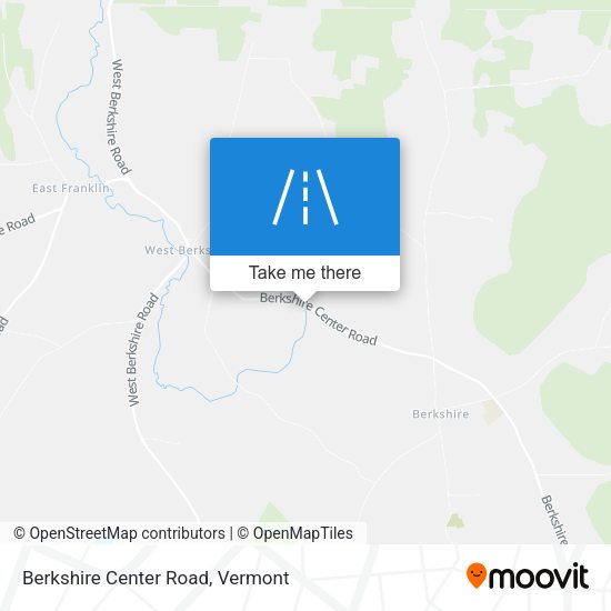 Berkshire Center Road map