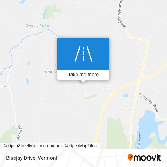 Mapa de Bluejay Drive