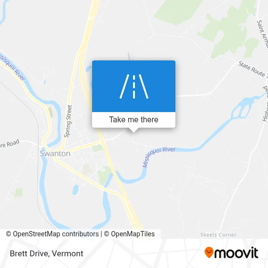 Brett Drive map
