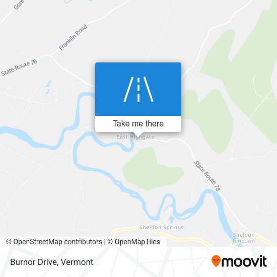 Mapa de Burnor Drive
