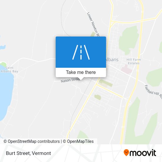 Mapa de Burt Street