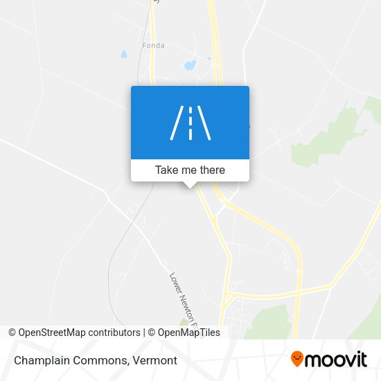 Mapa de Champlain Commons