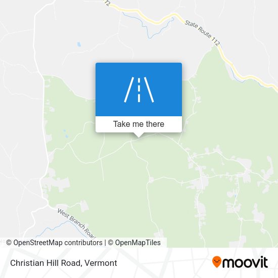 Mapa de Christian Hill Road