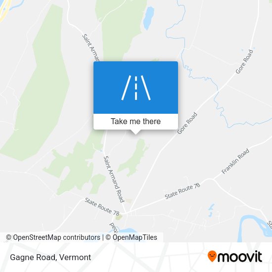 Mapa de Gagne Road