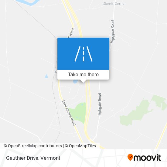 Gauthier Drive map