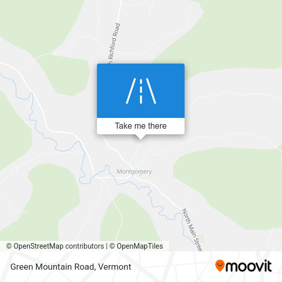 Mapa de Green Mountain Road