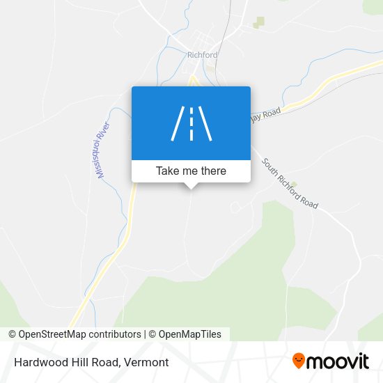 Mapa de Hardwood Hill Road