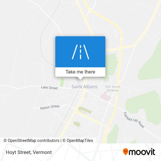 Mapa de Hoyt Street