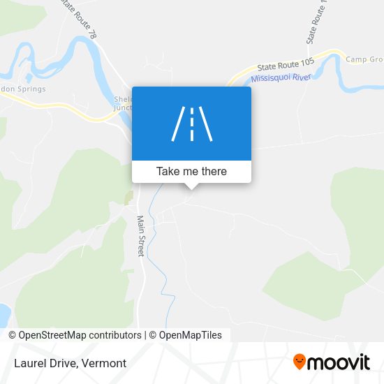 Mapa de Laurel Drive