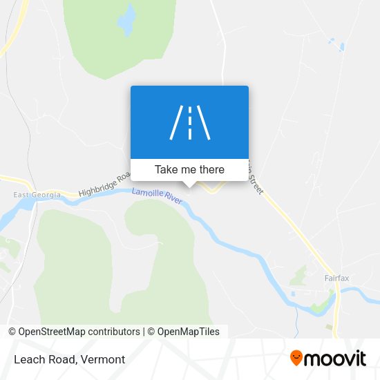 Mapa de Leach Road