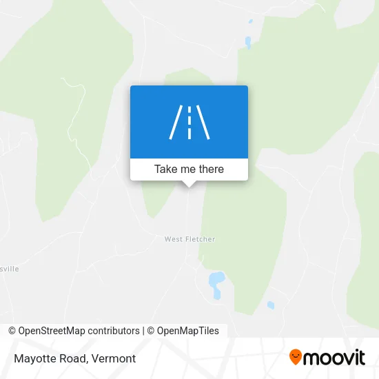 Mapa de Mayotte Road
