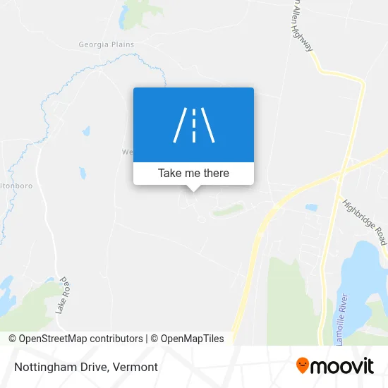 Nottingham Drive map