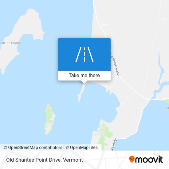 Mapa de Old Shantee Point Drive