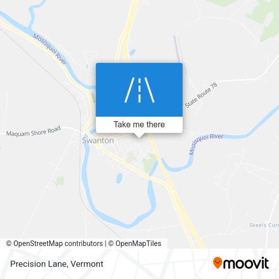 Mapa de Precision Lane