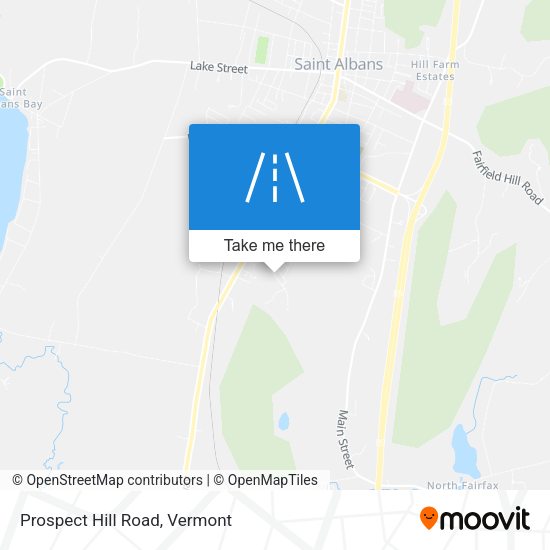 Prospect Hill Road map