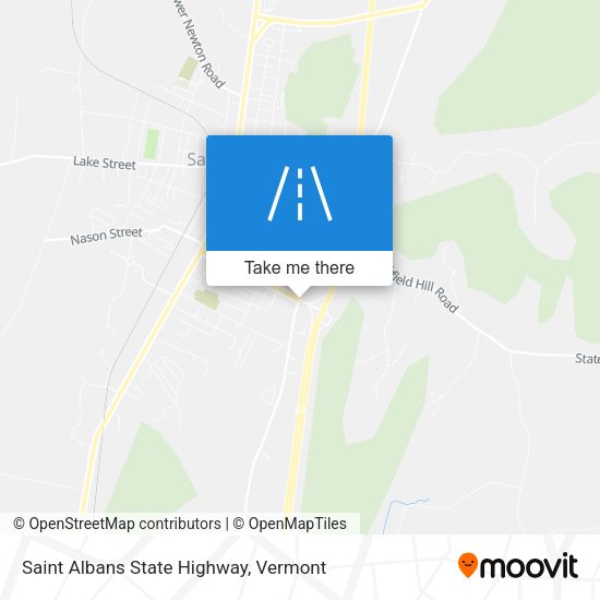 Saint Albans State Highway map