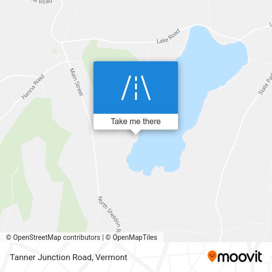 Tanner Junction Road map