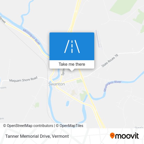 Mapa de Tanner Memorial Drive
