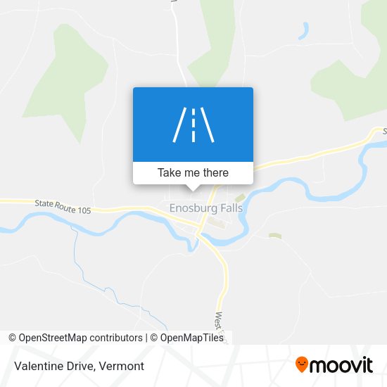 Mapa de Valentine Drive