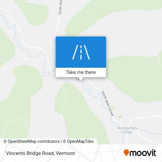 Mapa de Vincents Bridge Road