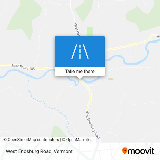 Mapa de West Enosburg Road
