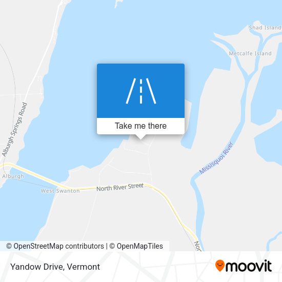 Mapa de Yandow Drive