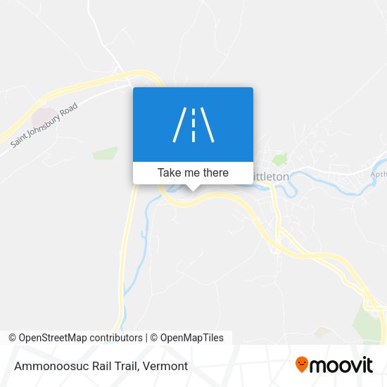 Ammonoosuc Rail Trail map