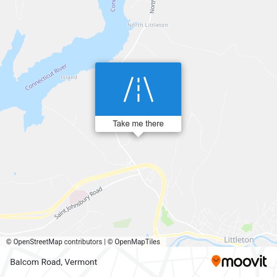 Balcom Road map