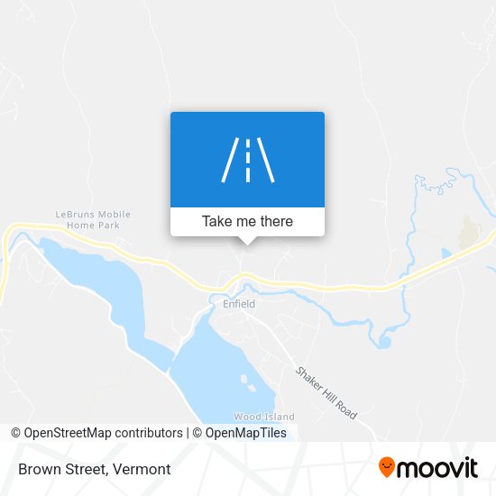 Mapa de Brown Street