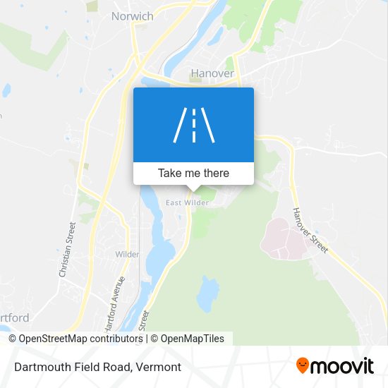 Mapa de Dartmouth Field Road