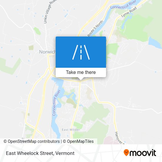 Mapa de East Wheelock Street