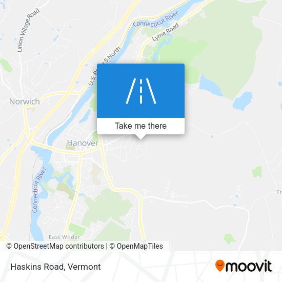 Mapa de Haskins Road