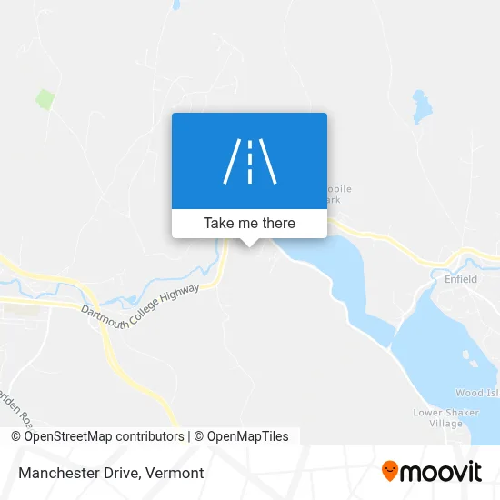 Manchester Drive map