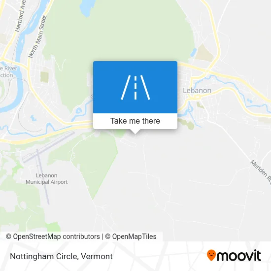 Nottingham Circle map