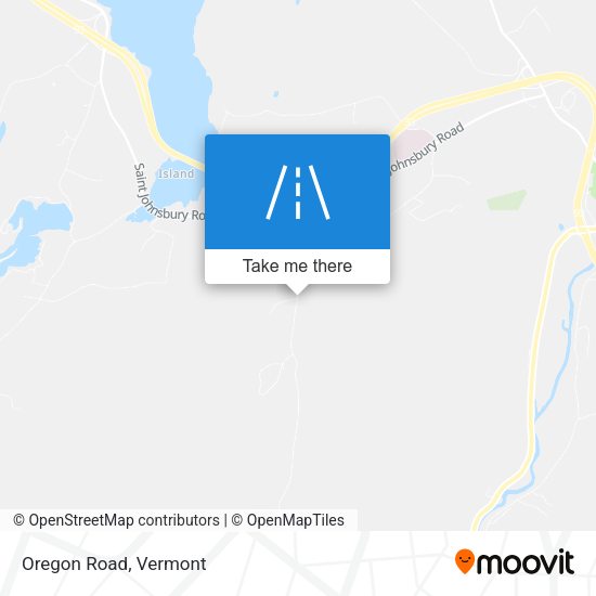 Mapa de Oregon Road