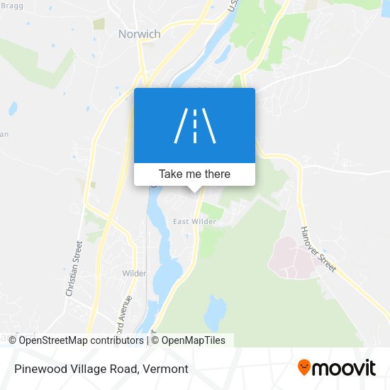 Pinewood Village Road map