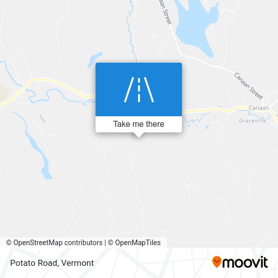 Mapa de Potato Road
