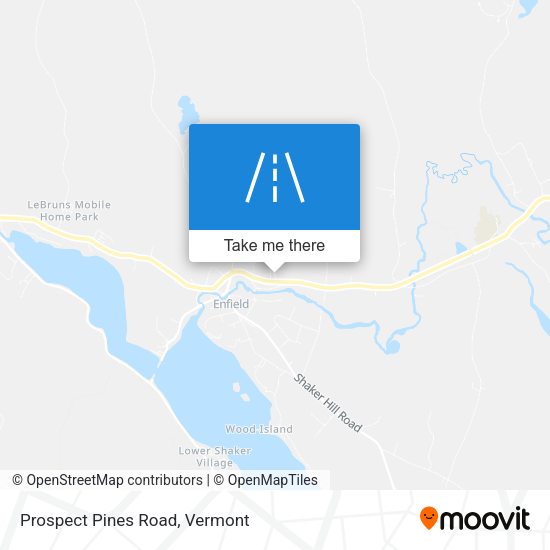 Prospect Pines Road map