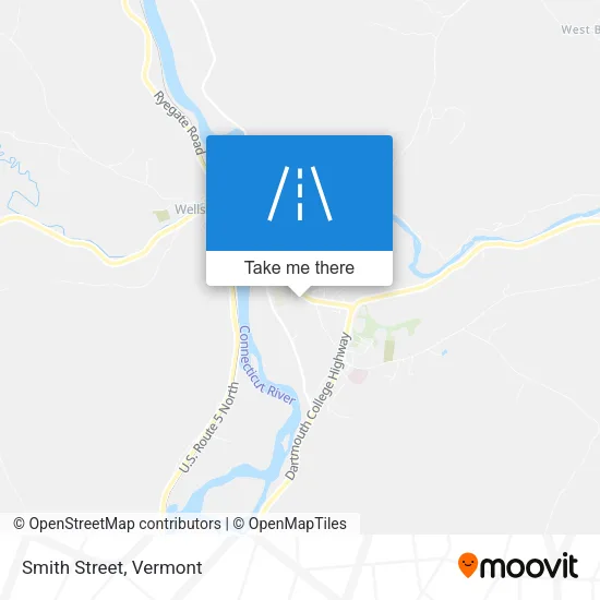 Mapa de Smith Street