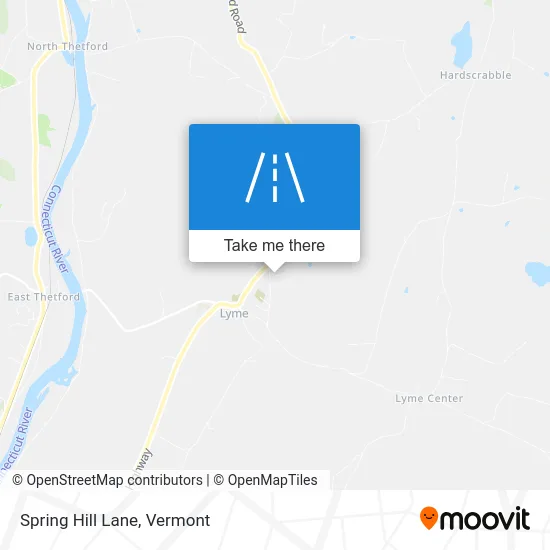 Spring Hill Lane map