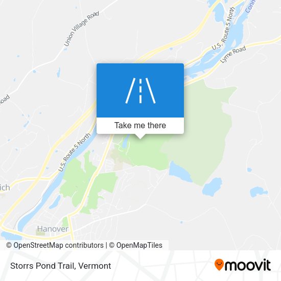 Mapa de Storrs Pond Trail