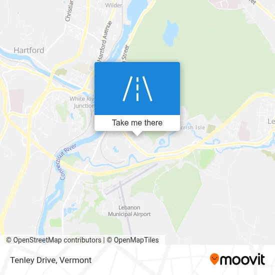 Tenley Drive map