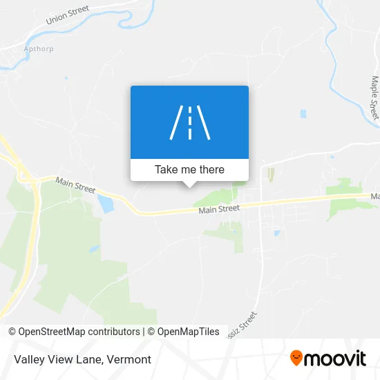 Valley View Lane map