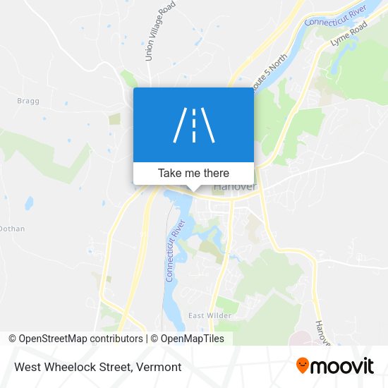 Mapa de West Wheelock Street