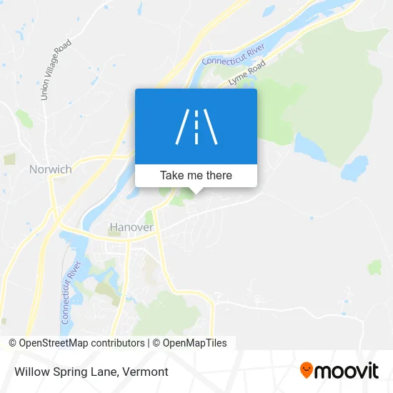 Willow Spring Lane map