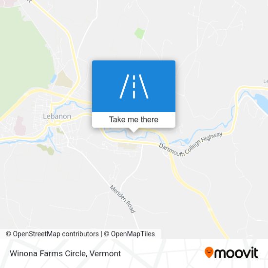 Mapa de Winona Farms Circle