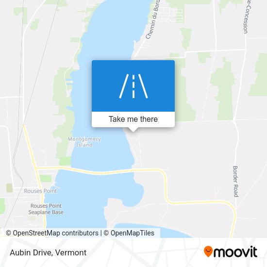 Aubin Drive map